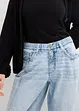 Barrel-jeans Mid Waist Low Stretch, cropped, bonprix