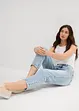 Mom-jeans High Waist, Low Stretch cropped, bonprix