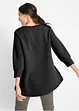 Lang sweatshirt med viskose, bonprix