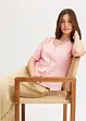 Bluse med puffermer, bonprix