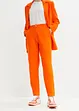 High Waist-bukse i lin-viskosemiks med kortere benlengde, bonprix