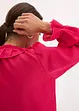 Bluse med volanger, bonprix