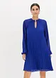 Minikjole i lett chiffon med plisséfolder, bonprix