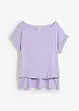 Oversized topp i lett viskose, bonprix