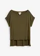 Oversized topp i lett viskose, bonprix
