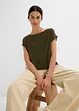 Oversized topp i lett viskose, bonprix