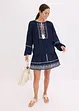 Oversized bluse med broderi, bonprix