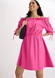 Jerseykjole med carmenutringning, bonprix