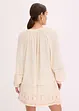 Oversized bluse med broderi, bonprix