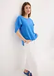 Oversized topp i lett viskosemiks, bonprix
