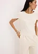 Oversized topp i lett viskosemiks, bonprix