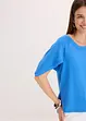 Oversized topp i lett viskosemiks, bonprix
