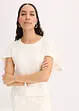Oversized topp i lett viskosemiks, bonprix