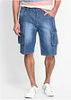 Bermudashorts i denim med cargolommer, Regular Fit, bonprix