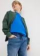 Slip on-jeansbermuda for barn, Slim Fit, bonprix