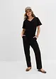Jersey-jumpsuit med økologisk bomull, bonprix