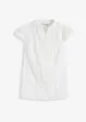 Blusetopp med hullbroderi, bonprix