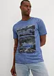 T-skjorte i økologisk bomull og vasket look, bonprix