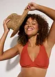 Halterneck-bikini i strukturmateriale (2-delt sett), bonprix