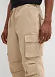 Loose Fit Stretch-3/4-cargohose, ekstra vid, bonprix