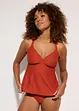 Tankini i strukturmateriale (2-delt sett), bonprix