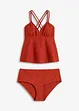 Tankini i strukturmateriale (2-delt sett), bonprix