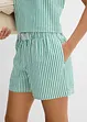 Pull on-shorts i 100% bomull med stripemønster, bonprix