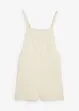 Kort jumpsuit i luftig lin-miks, bonprix
