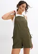 Kort jumpsuit i luftig lin-miks, bonprix