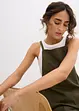 Kort jumpsuit i luftig lin-miks, bonprix