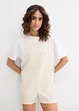 Kort jumpsuit i luftig lin-miks, bonprix