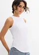 Singlet med pyntestikninger, bonprix
