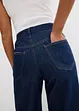 Wide Leg-jeans Mid Waist, Low Stretch, bonprix