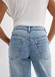 Loose Straight-jeans Mid Waist, Low Stretch, bonprix