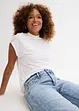 Loose Straight-jeans Mid Waist, Low Stretch, bonprix