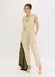 Jersey jumpsuit med skulderpolstring, bonprix