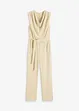 Jersey jumpsuit med skulderpolstring, bonprix