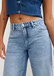 Bermudashorts i denim Mid Waist, Low Stretch, bonprix