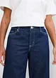 Bermudashorts i denim Mid Waist, Low Stretch, bonprix