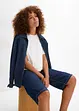 Bermudashorts i denim Mid Waist, Low Stretch, bonprix