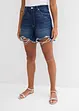 Jeansshorts High Waist, Low Stretch, bonprix