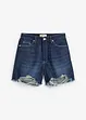 Jeansshorts High Waist, Low Stretch, bonprix