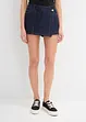 Bukseskjørt i denim, Mid Waist, bonprix