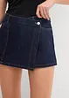 Bukseskjørt i denim, Mid Waist, bonprix
