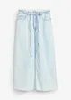 Jeansskjørt Mid Waist, midi lengde, Super Soft, bonprix