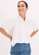 Kortermet bluse av musselin, bonprix