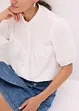 Kortermet bluse av musselin, bonprix