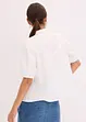 Kortermet bluse av musselin, bonprix