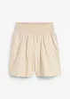 Pull on-shorts i bomullskrepp, bonprix