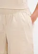 Pull on-shorts i bomullskrepp, bonprix